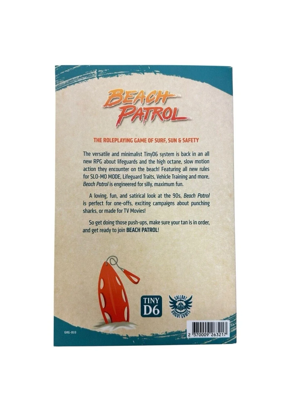 Beach Patrol RPG - Roleplay Baywatch Powered by Tiny D6 Gallant Knight